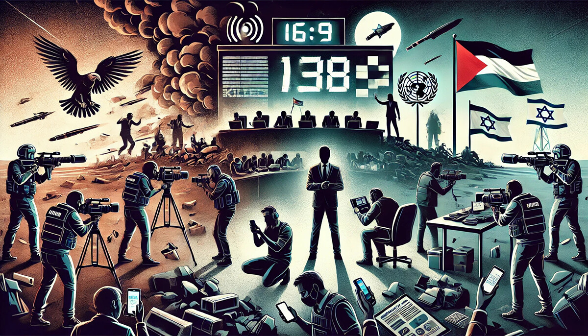 Международные журналисты призывают к прекращению огня в Газе