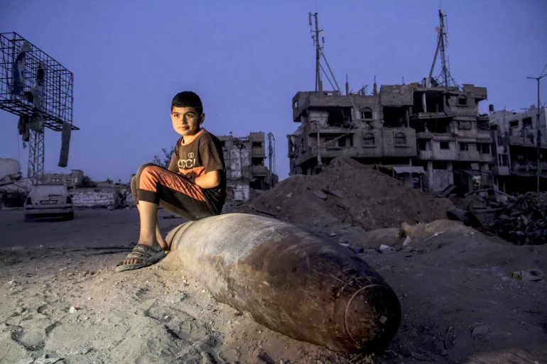 Children in Gaza at Risk from War Remnants