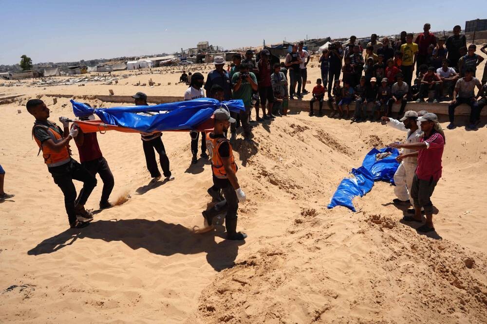 Т tragic Losses and Burials in Gaza Amid Ongoing Conflict