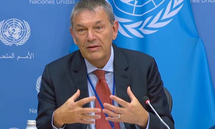 UNRWA Head Calls for Support for Palestinian Refugees