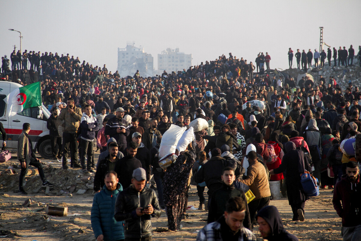 Mass Return of Displaced People from Southern Gaza