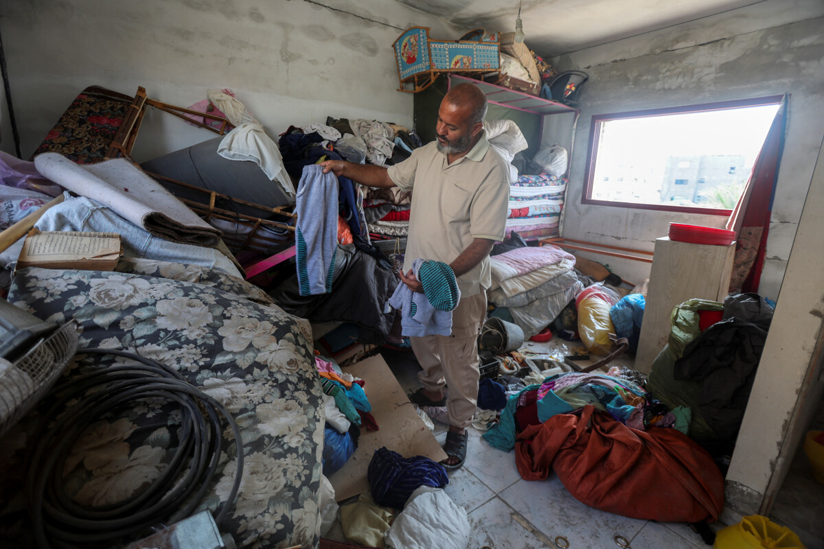 Мать из Газа скорбит по своему сыну в печали