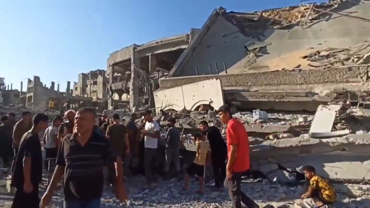 Израильский авиаудар по школе в Газе, сообщают о жертвах