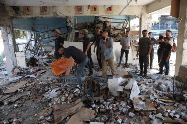 Израильские авиаудары по школе ООН в Газе