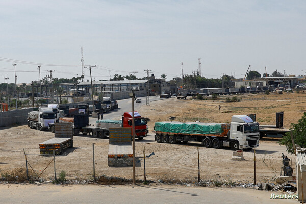 Over 10,000 Trucks Cross Border into Gaza
