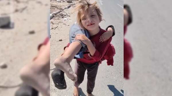 Heartbreaking Scene of Resilience in Gaza