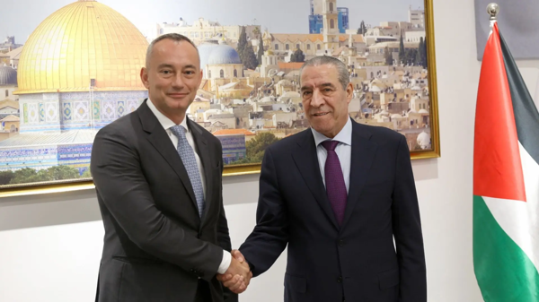 Palestinian Vice President Meets UN Envoy Candidate