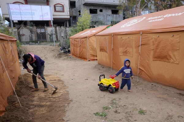 Severe Weather Hits Gaza After Trump's Statements